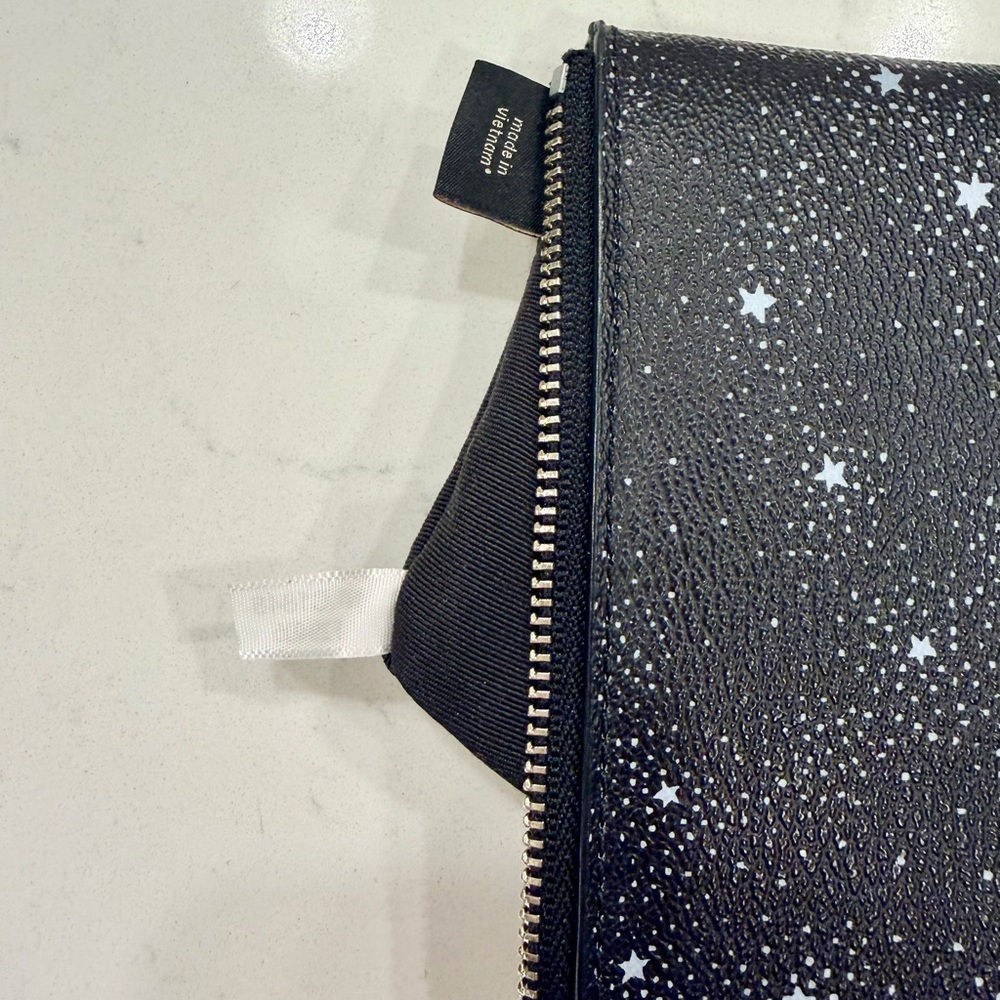 Coach Black and White Star Pattern Wristlet - Picture 5 of 5